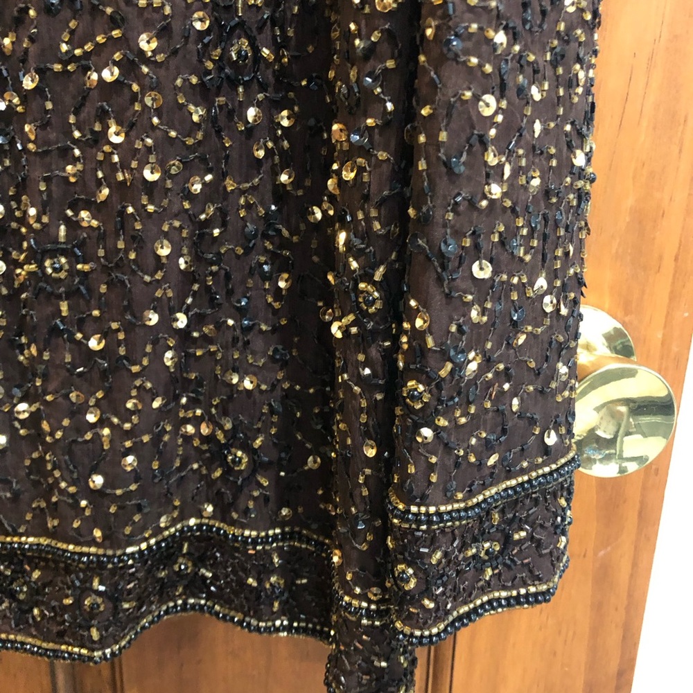 Lawrence Kazar elegant embellished jacket - Picture 9 of 12